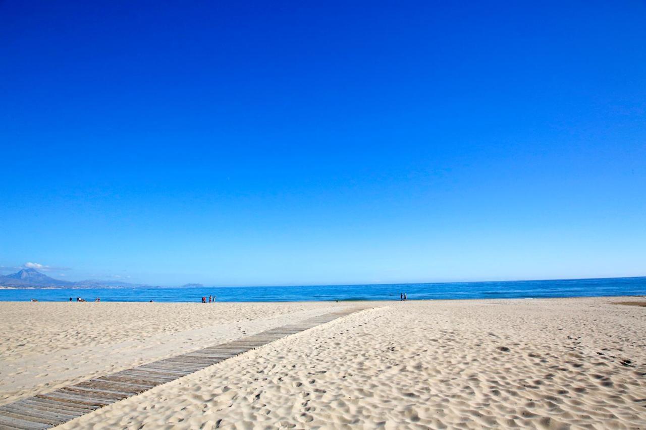 San Juan Beach Apartment With Ac And Views Alicante Eksteriør billede