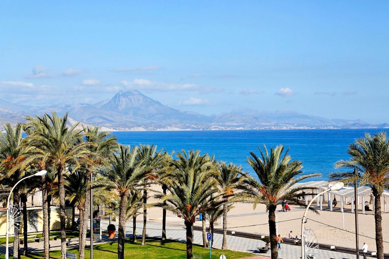 San Juan Beach Apartment With Ac And Views Alicante Eksteriør billede